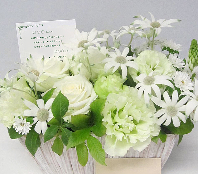 ことばの花箱 ［思いやり］トルコキキョウ | kusakanmuri